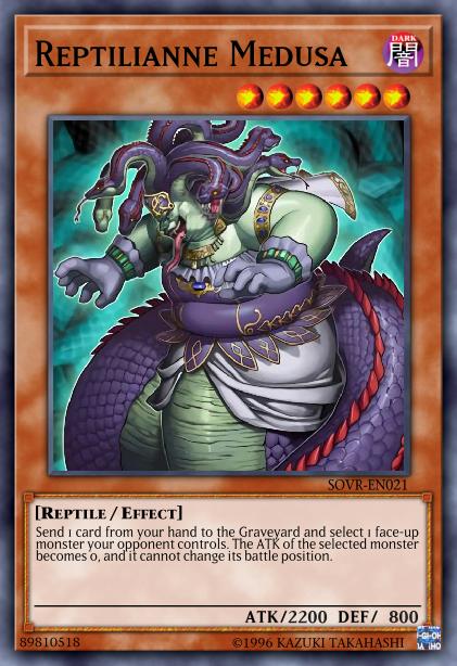 Reptilianne Medusa Card Image