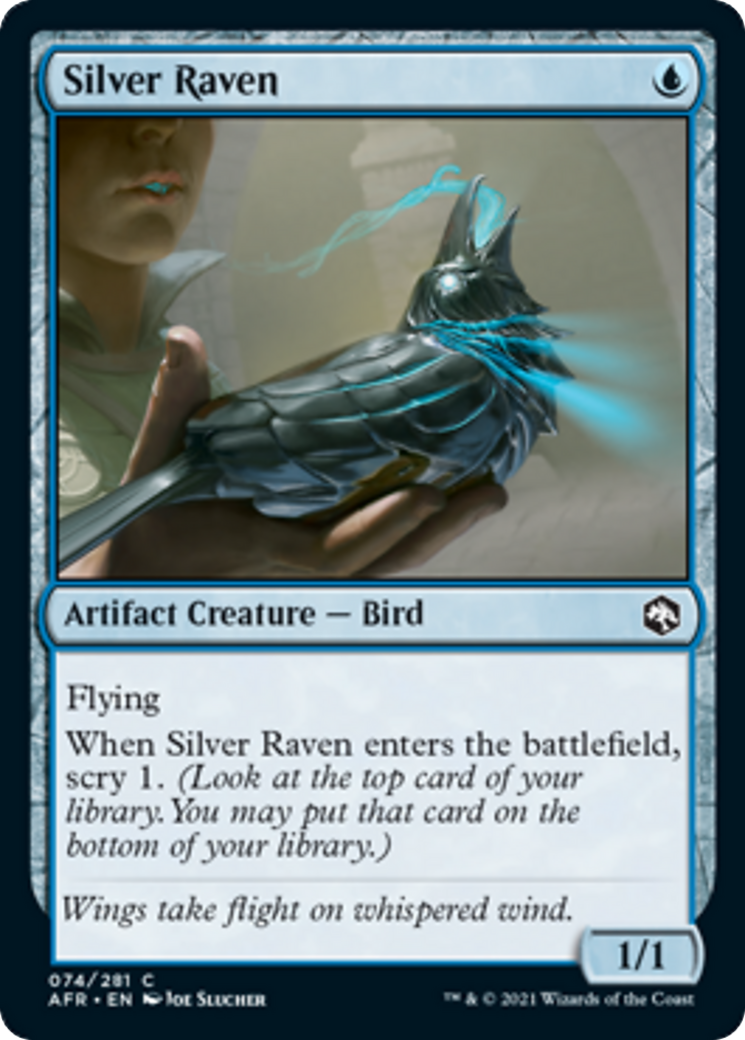 Silver Raven Card Image