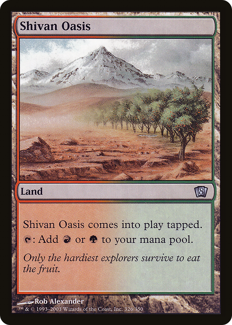 Shivan Oasis Card Image