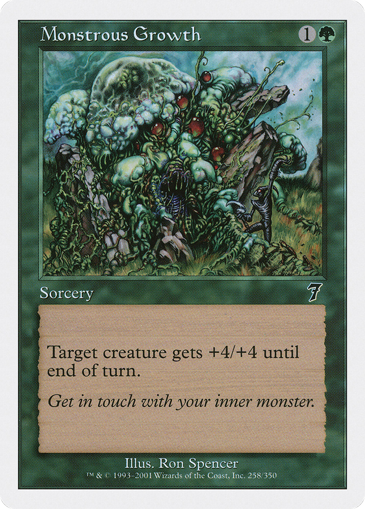 Monstrous Growth Card Image