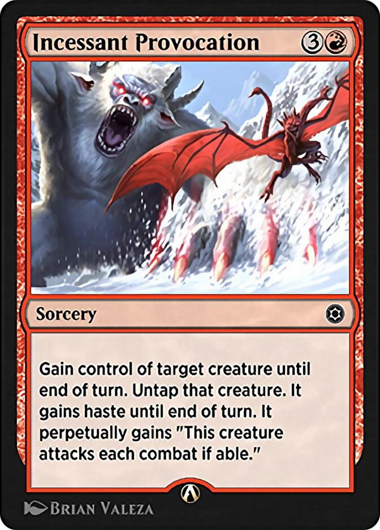 Incessant Provocation Card Image