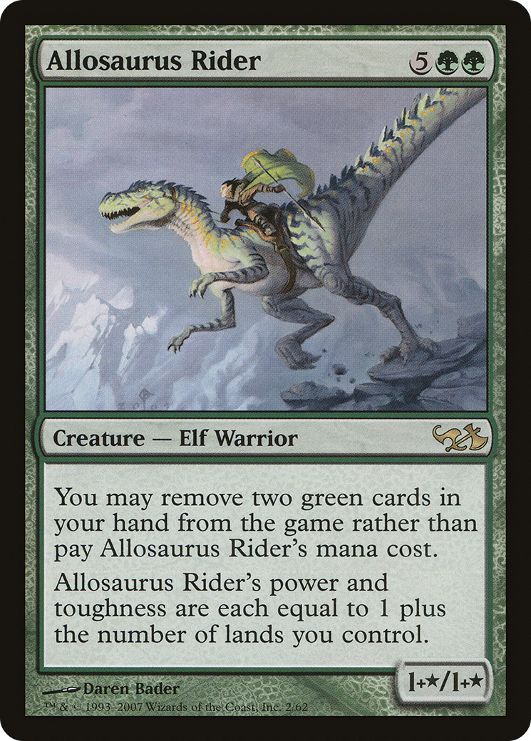 Allosaurus Rider Card Image