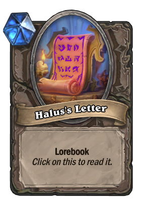 Halus's Letter Card Image