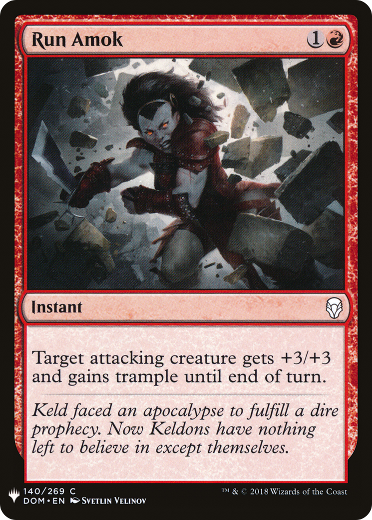 Run Amok Card Image