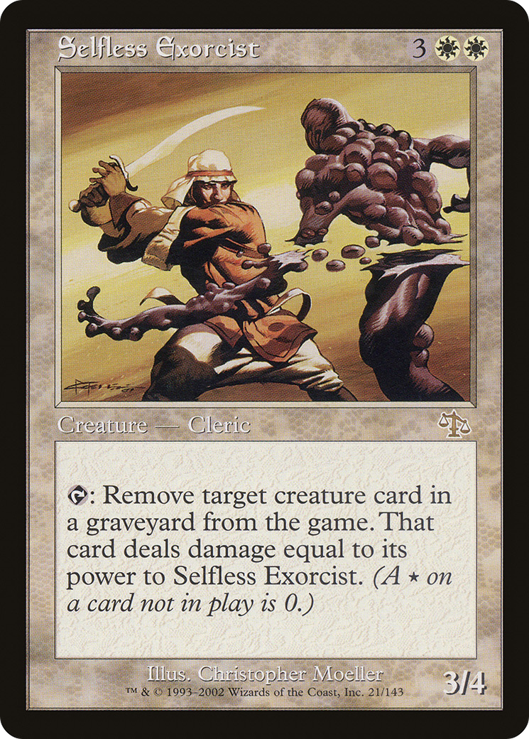 Selfless Exorcist Card Image