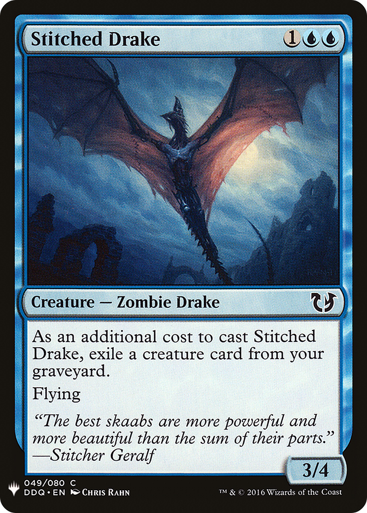 Stitched Drake Card Image