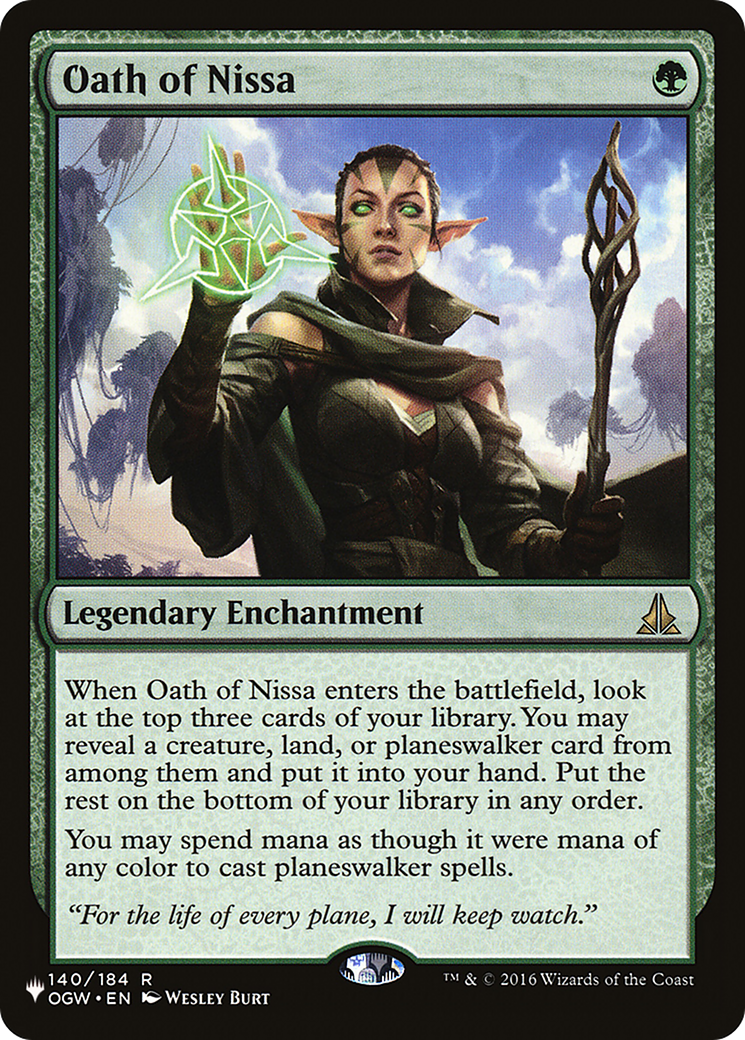 Oath of Nissa Card Image