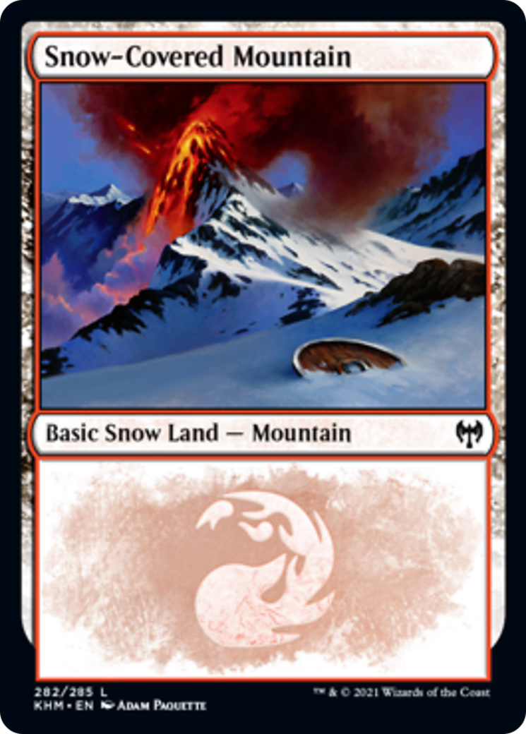 Snow-Covered Mountain Card Image