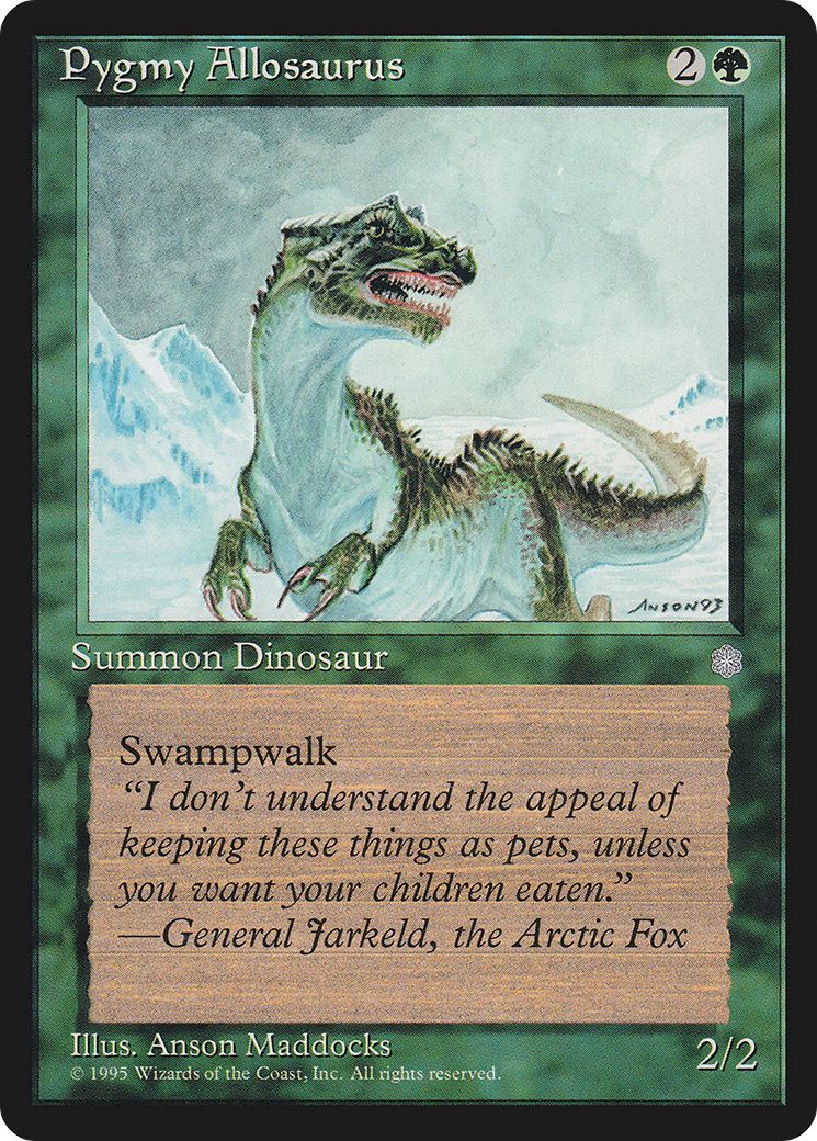 Pygmy Allosaurus Card Image