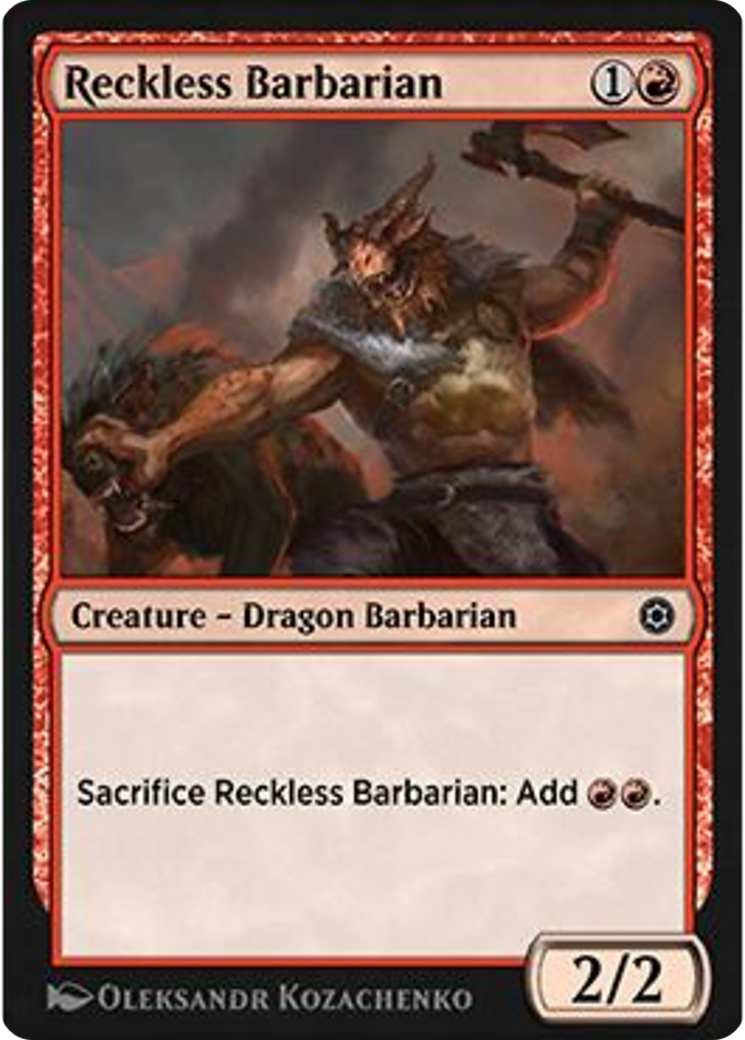 Reckless Barbarian Card Image