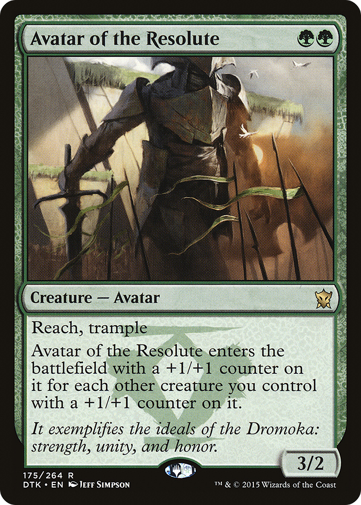 Avatar of the Resolute Card Image