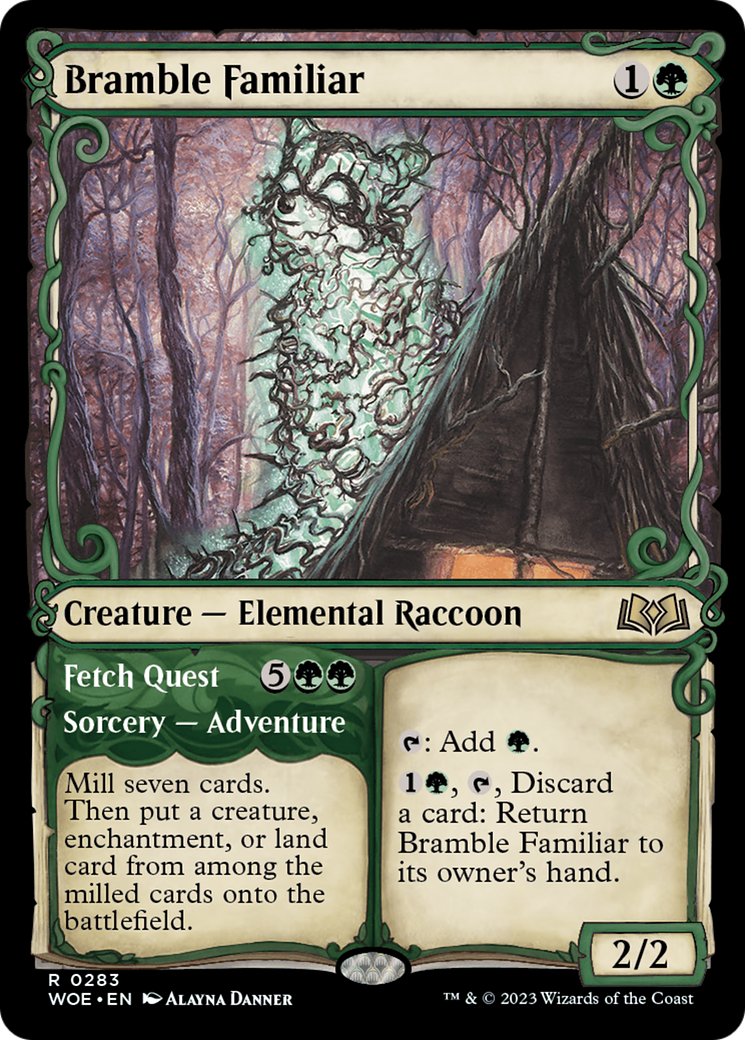 Bramble Familiar // Fetch Quest Card Image