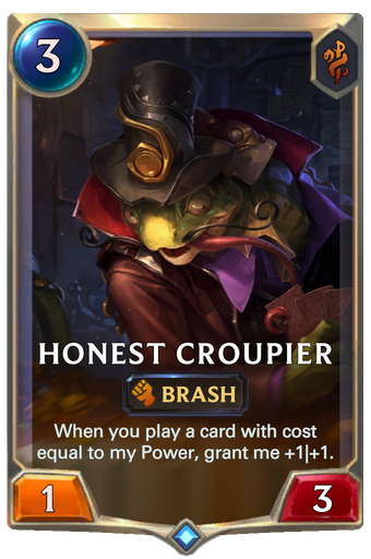 Honest Croupier Card Image