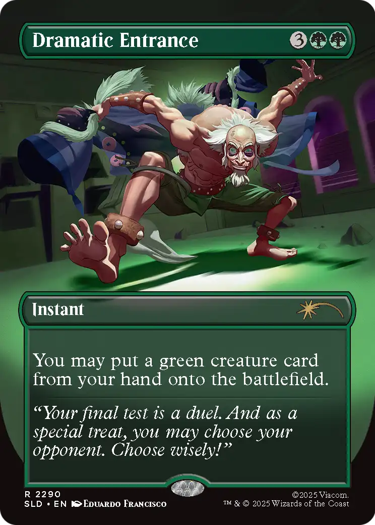 Dramatic Entrance Card Image