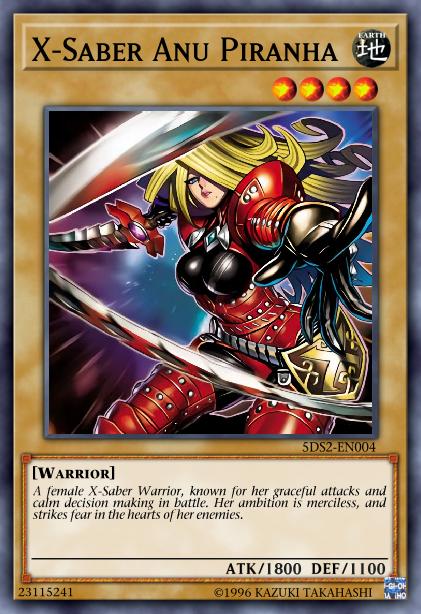 X-Saber Anu Piranha Card Image