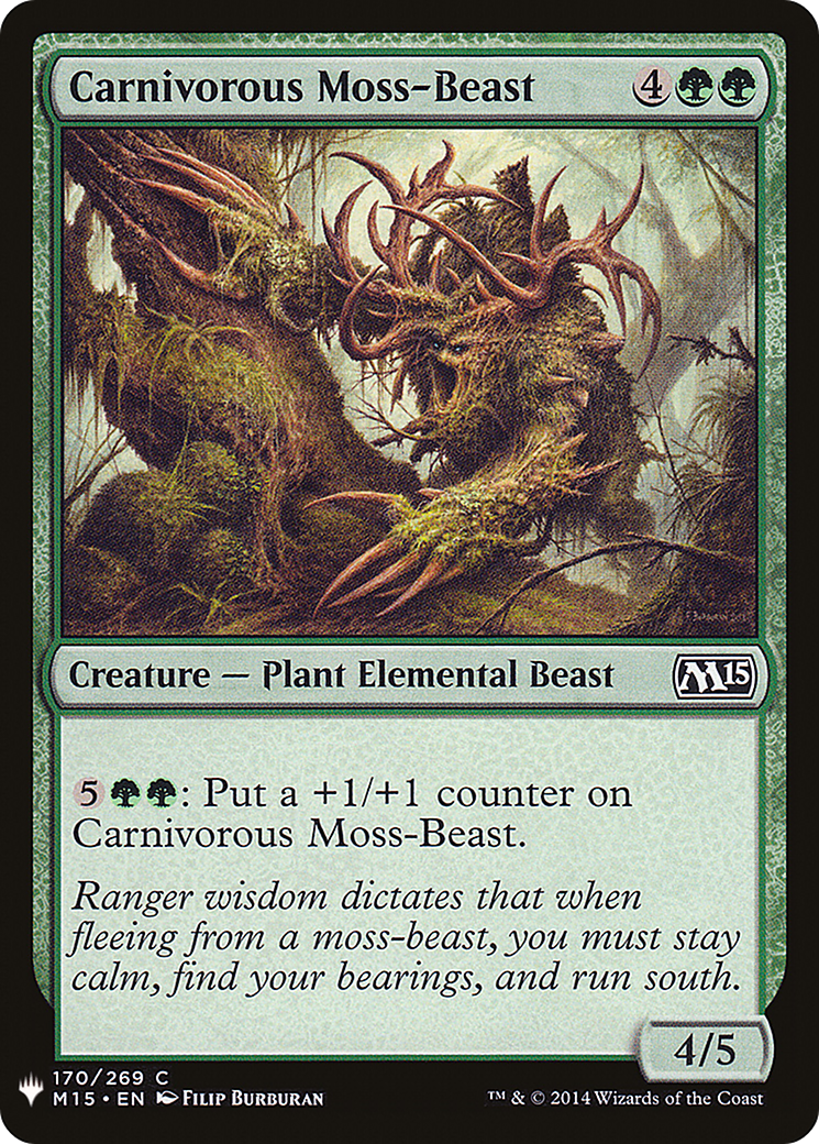 Carnivorous Moss-Beast Card Image