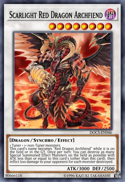 Scarlight Red Dragon Archfiend Card Image