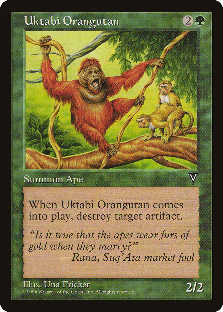 Uktabi Orangutan Card Image