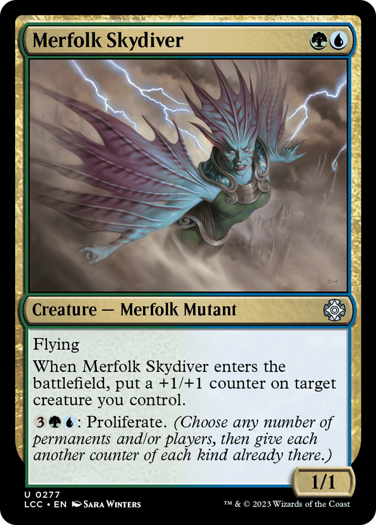 Merfolk Skydiver Card Image