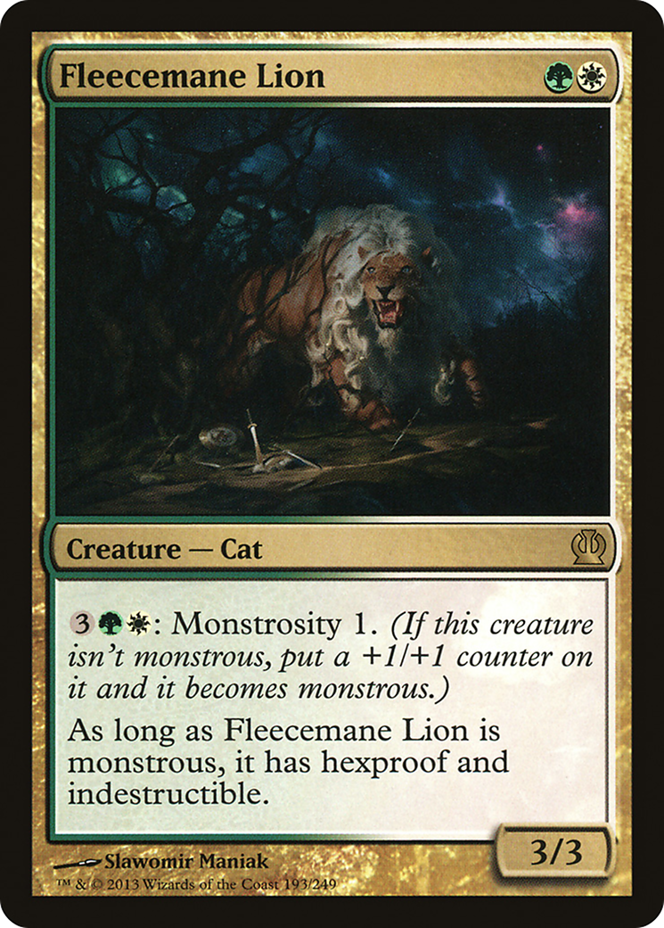 Fleecemane Lion Card Image