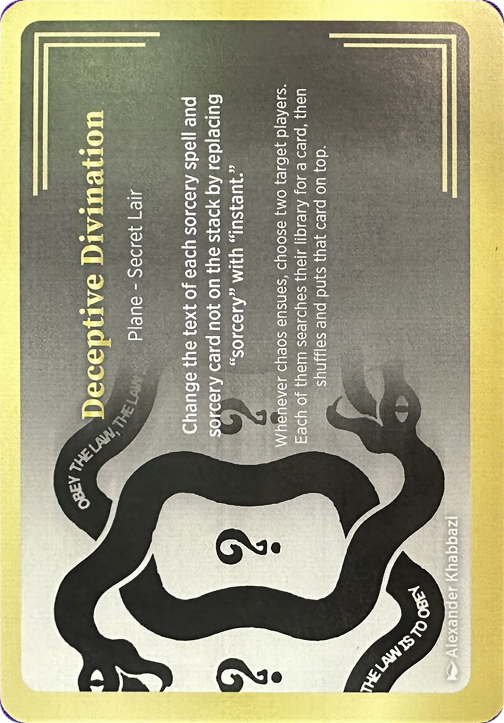 Deceptive Divination Card Image