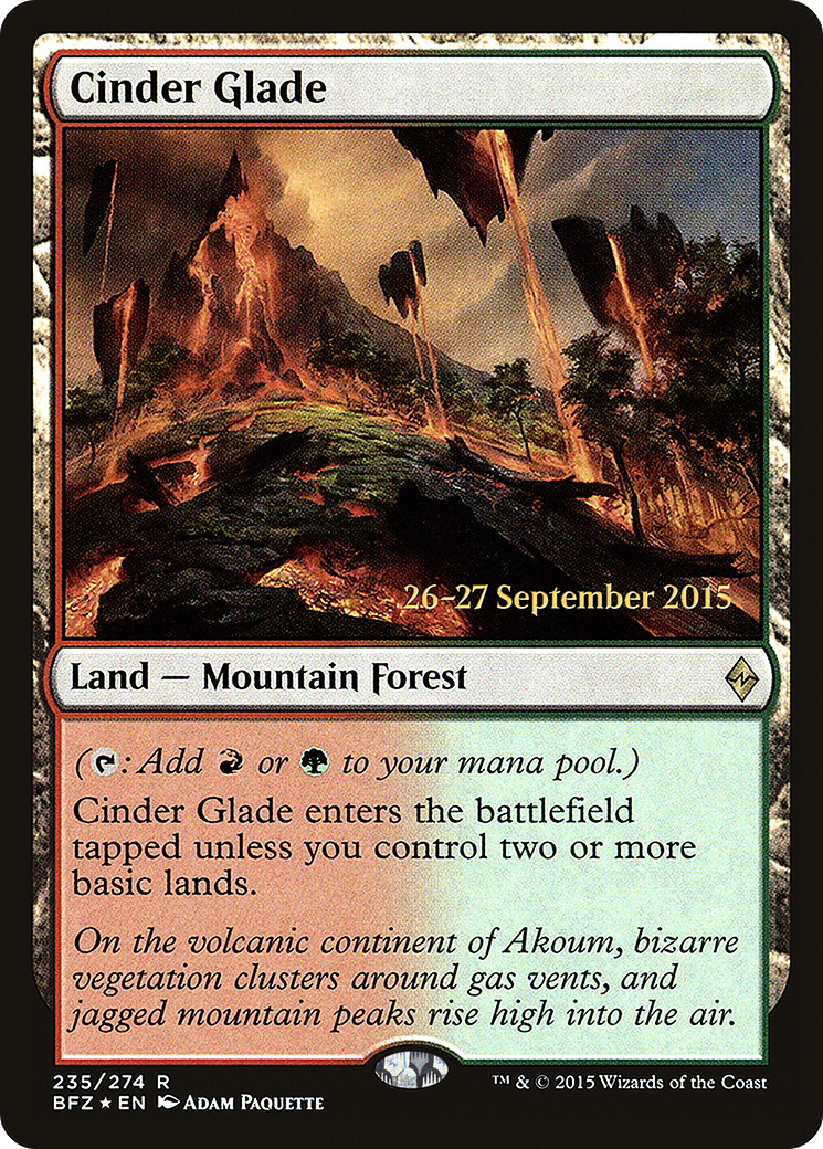 Cinder Glade Card Image