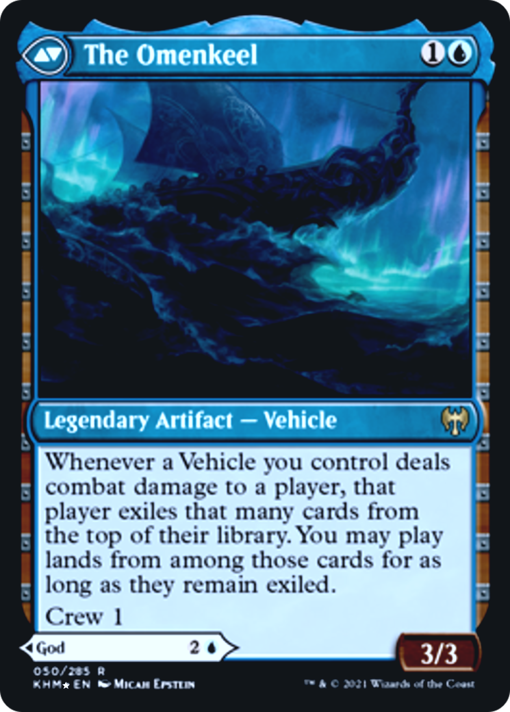 Cosima, God of the Voyage // The Omenkeel Card Image