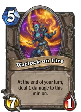 Warlock on Fire Card Image