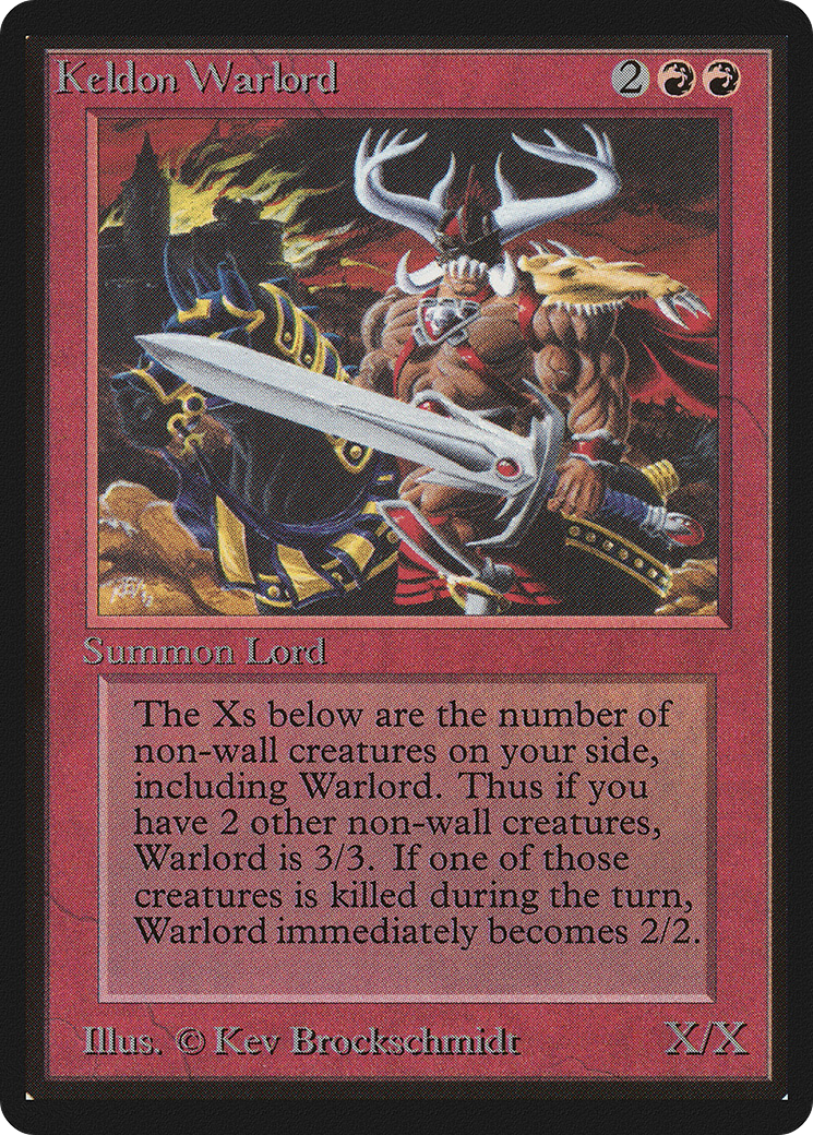 Keldon Warlord Card Image