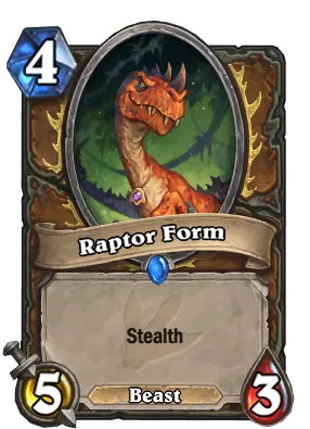 Raptor Form Card Image