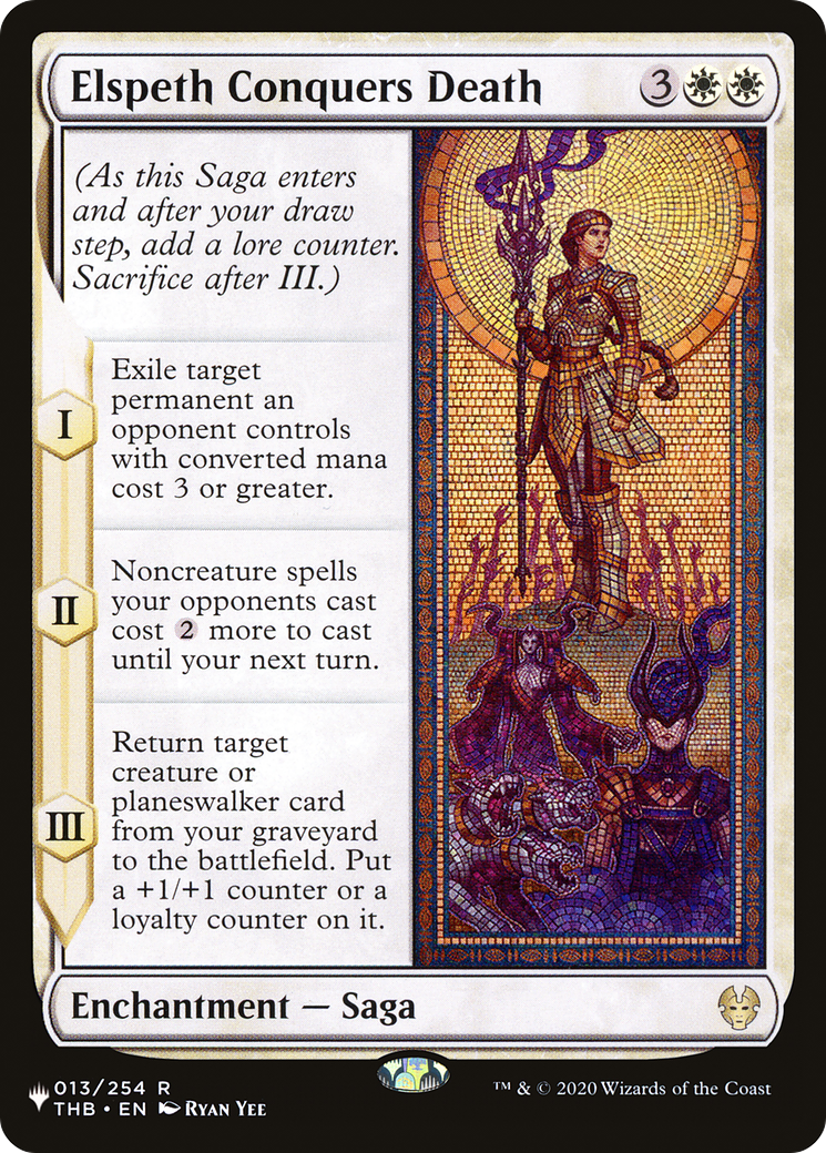 Elspeth Conquers Death Card Image