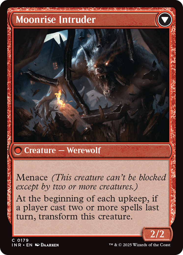 Village Messenger // Moonrise Intruder Card Image