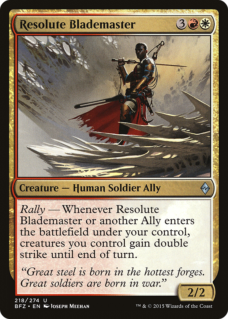 Resolute Blademaster Card Image