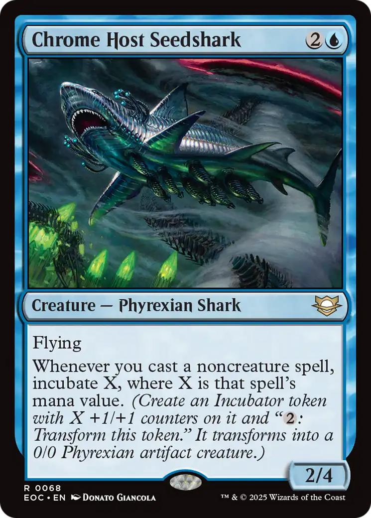 Chrome Host Seedshark Card Image