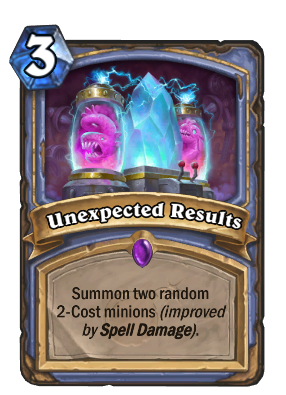 Unexpected Results Card Image