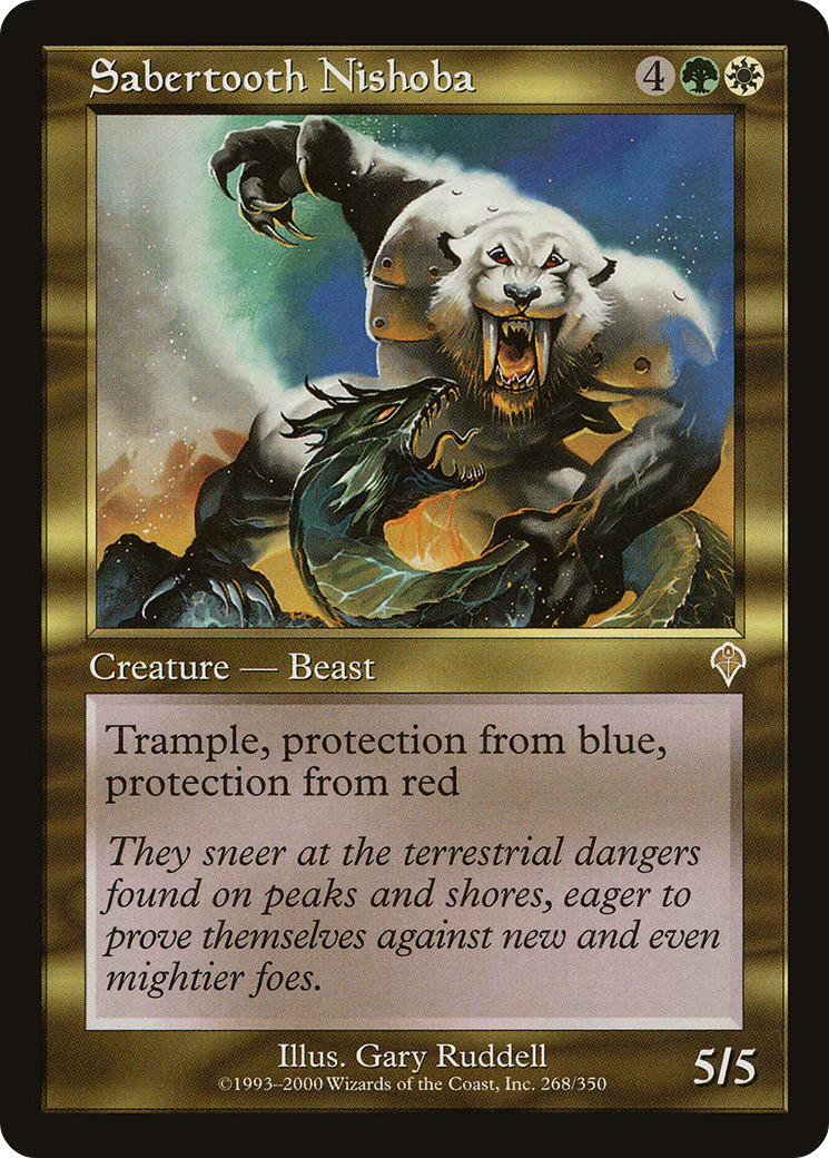 Sabertooth Nishoba Card Image