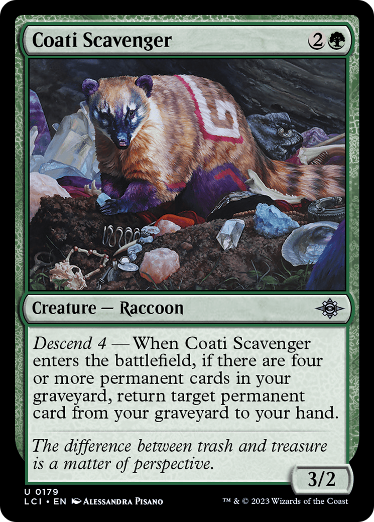 Coati Scavenger Card Image