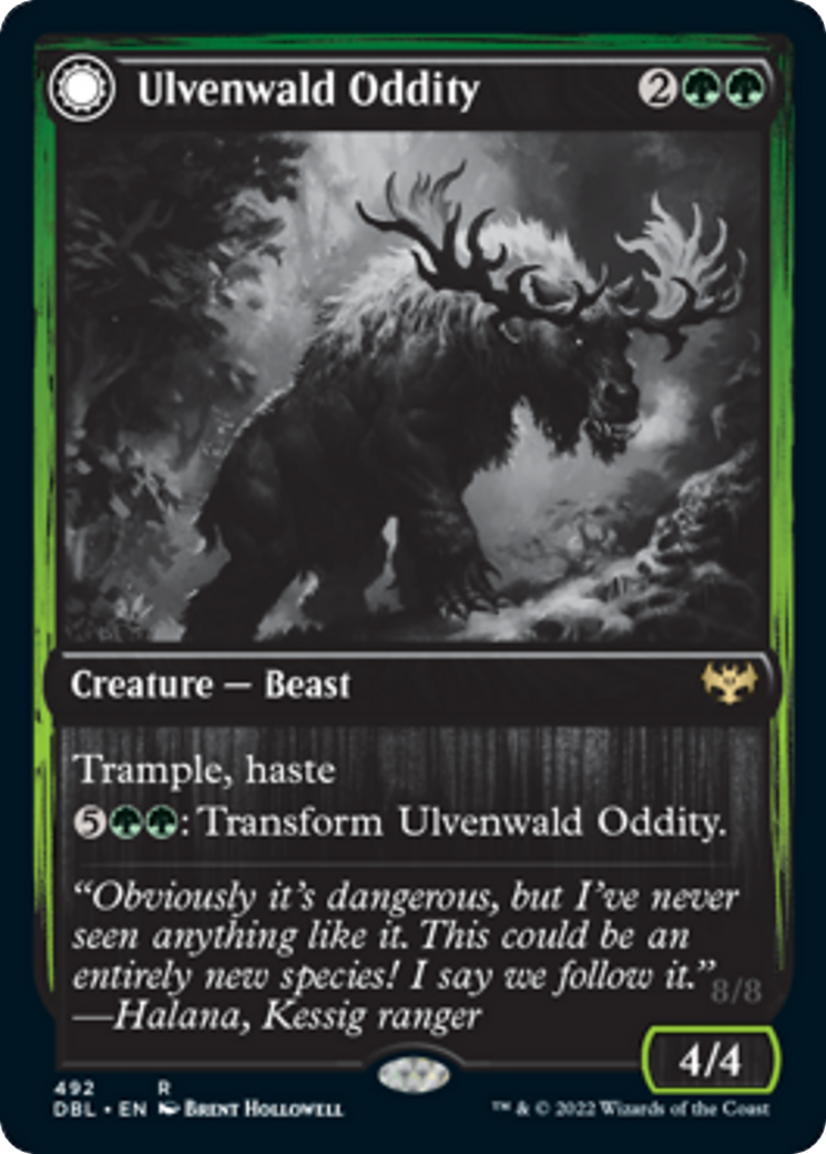 Ulvenwald Oddity // Ulvenwald Behemoth Card Image