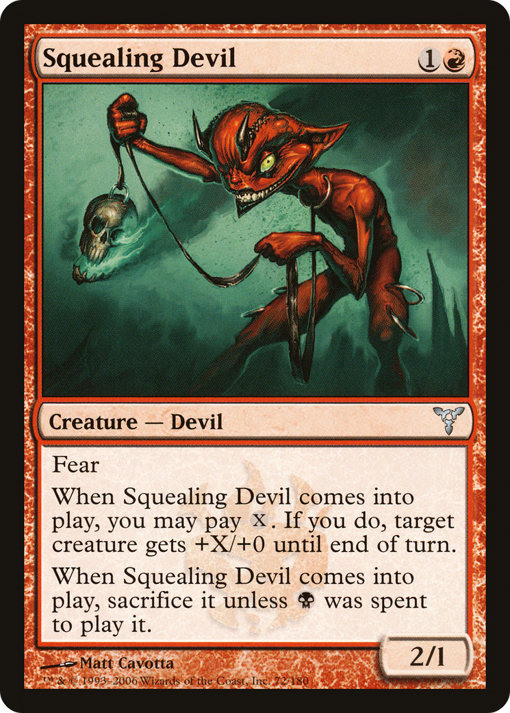 Squealing Devil Card Image