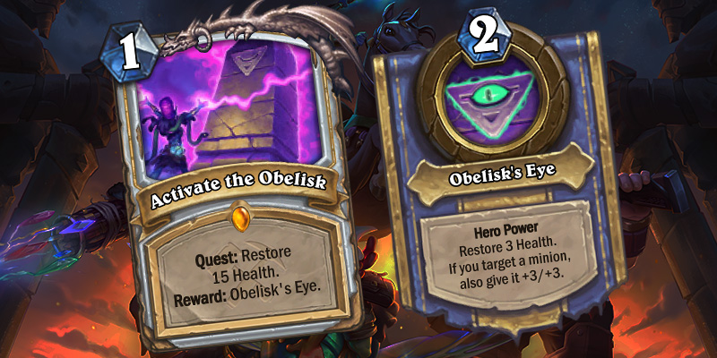 Uldum Priest Quest Reveal - Activate the Obelisk