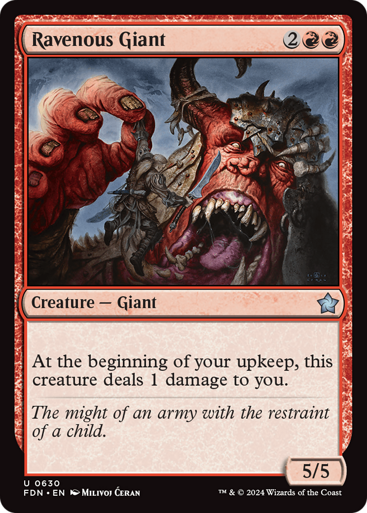 Ravenous Giant Card Image