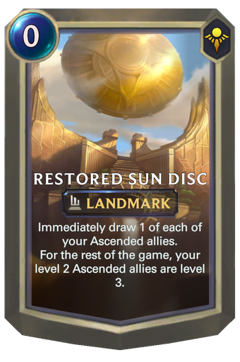 Restored Sun Disc Card Image