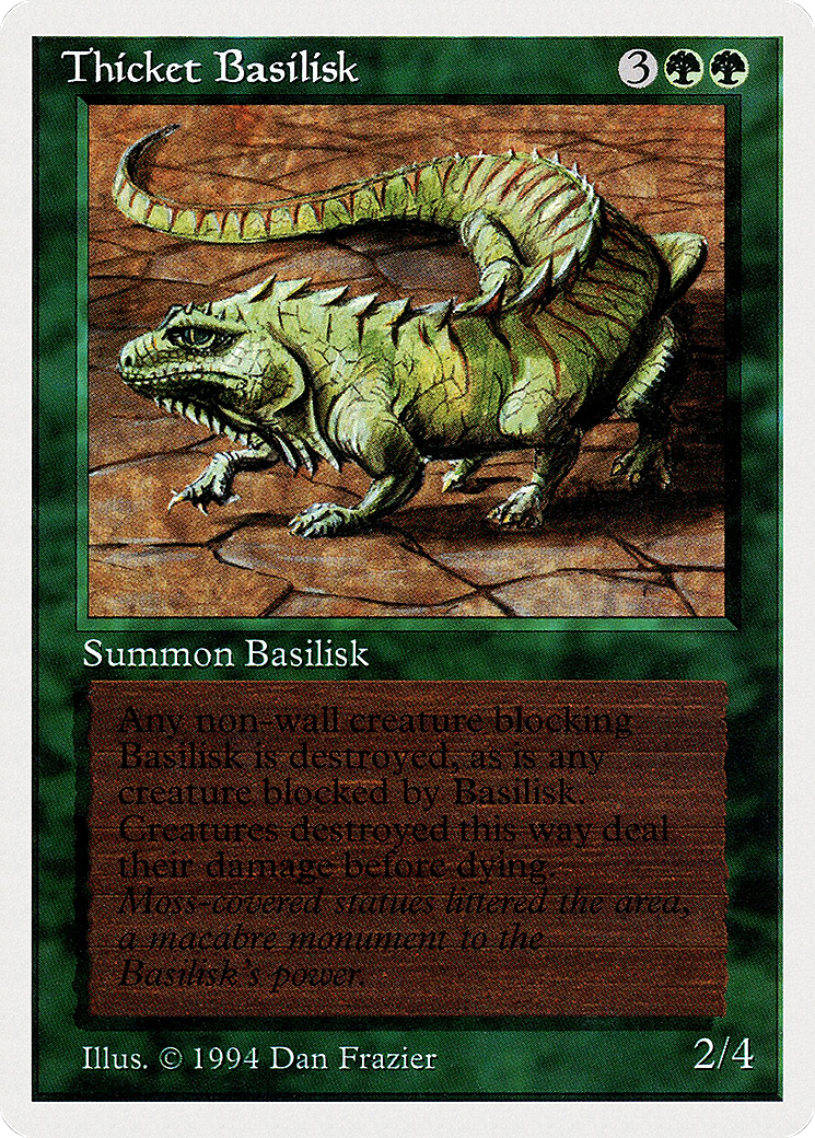 Thicket Basilisk Card Image