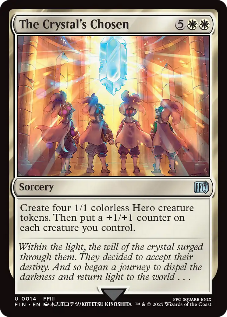 The Crystal's Chosen Card Image