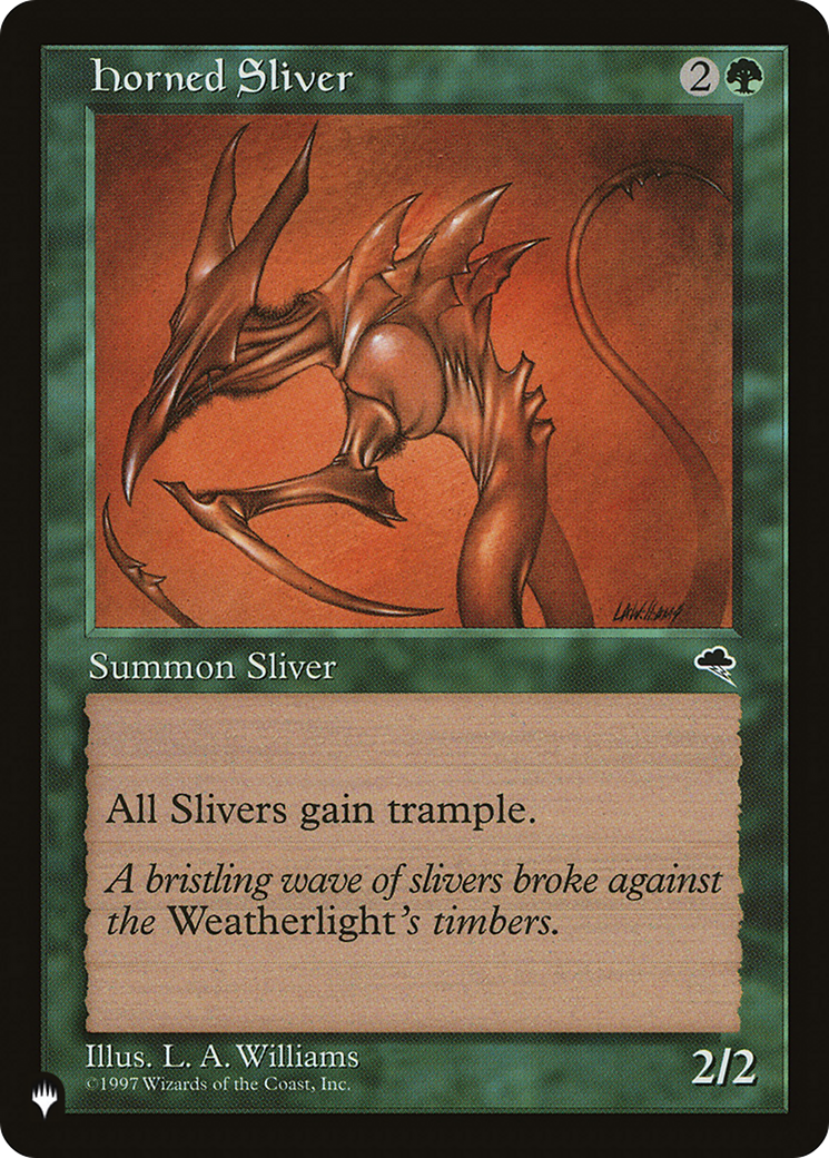 Horned Sliver Card Image