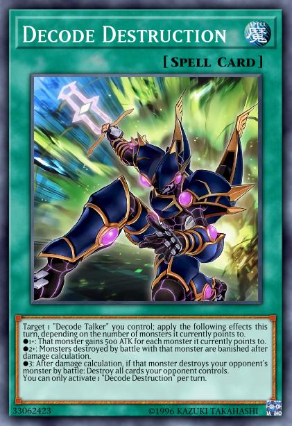 Decode Destruction Card Image