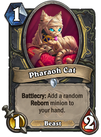 Pharaoh Cat Card Image