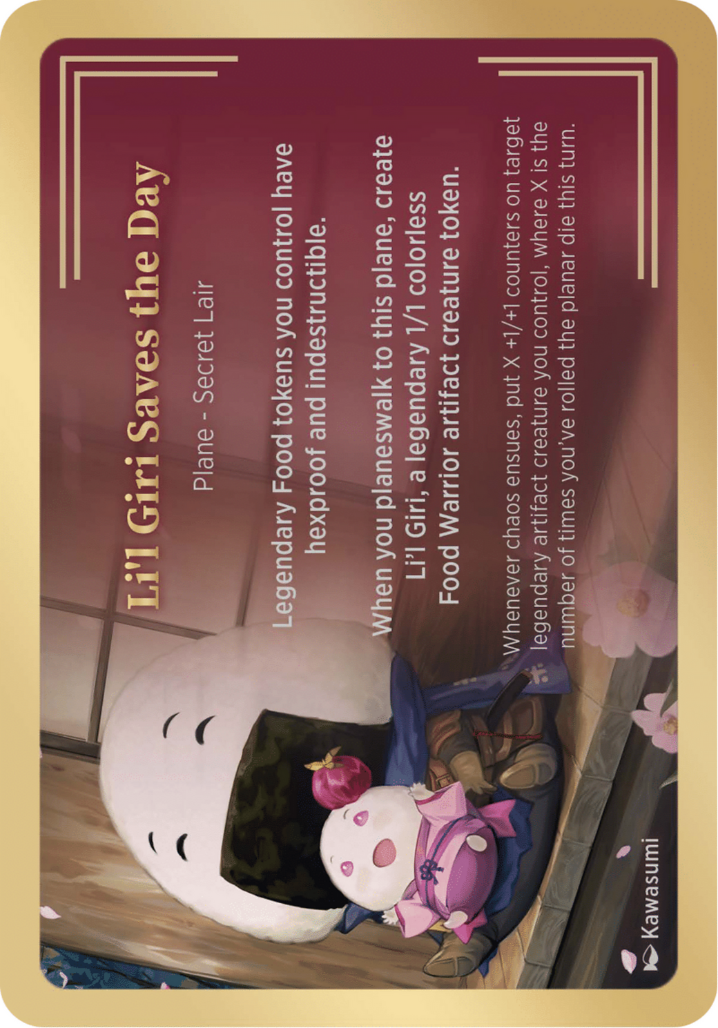 Li'l Giri Saves the Day Card Image