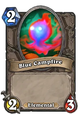 Blue Campfire Card Image