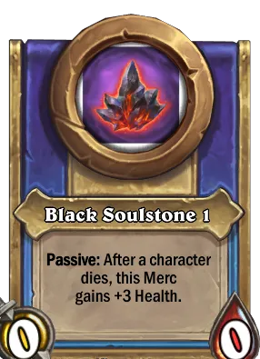 Black Soulstone 1 Card Image